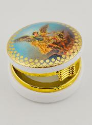 Scatola Portaostia Immagine San Michele Arcangelo - 5 cm