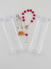 Statua Santa Teresa e Rosario Decina in Legno di Rosa