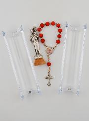 Statua San Cristoforo  e Rosario Decina in Legno di Rosa