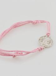 Bracciale Medaglia di San Benedetto - Rosa Chiaro