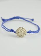 Bracciale Medaglia di San Benedetto - Blu