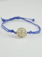 Bracciale Medaglia di San Benedetto - Blu