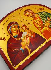 Icona Bizantina Sacra Famiglia di Nazaret - 28 cm