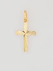 Ciondolo Croce di Cristo - Oro Giallo Massiccio 18k