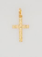 Ciondolo Croce di Cristo - Oro Giallo Massiccio 18k