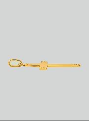 Ciondolo Croce Classica Diamentata - 22mm - Oro Massiccio 18k