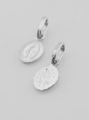 Medaglia Miracolosa in Argento Rodiato 925/1000 - 8mm