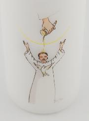 Candela Cero di Cresima - Unzione Bambino Moro