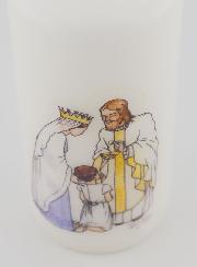 Candela Cero di Comunione Gesù e Maria - Bambina Mora