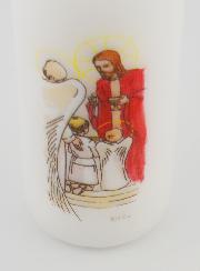 Candela Cero di Comunione Pane degli Angeli - Bambina Bionda