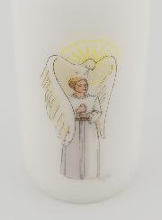 Candela Cero di Cresima Cavalliere dello Spirito Santo - Maschio Biondo