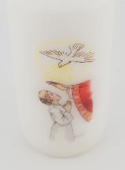 Candela Cero di Cresima Imposizione delle Mani - Femmina Bionda