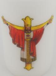 Candela Cero Cristo Romanico