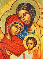 Icona Religiosa Sacra Famiglia - 19 cm