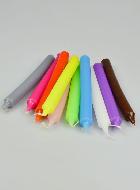 Set di 10 Candele Colorate in Massa con Difetti di Aspetto
