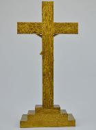 Crocifisso del Cristo in Legno Scuro - 25cm