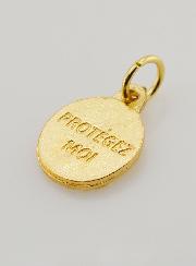 Medaglia del Sacro Cuore di Gesù Dorata - 12mm