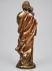 Statua di San Giuseppe in Bronzo - 21 cm
