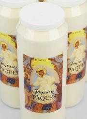 Set 6 Candele per Novena Festa di Pasqua