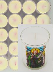 24 Candele Lumini San Gabriele Arcangelo