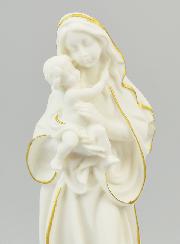 Statua Religiosa Vergine della Tenerezza in Alabastro - 20cm