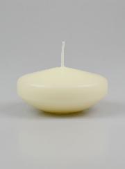 Grande Candela Galleggiante Colore Avorio - 8 cm