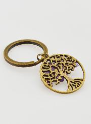 Portachiavi Albero della Vita - Ametista