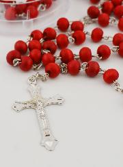 Rosario di Lourdes Legno