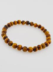 Bracciale in Pietra Naturale Occhio di Tigre 6mm - AAA