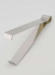 Pinza per Carbone in Acciaio Inossidabile Argentato - 13cm