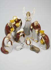 Presepe di Natale 10 Personaggi - 19cm