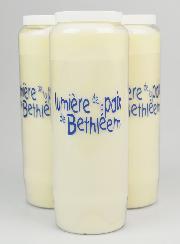 Set di 3 Candele di Novena Luce della Pace di Betlemme