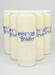 Set di 6 Candele di Novena Luce della Pace di Betlemme