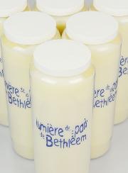 Set di 6 Candele di Novena Luce della Pace di Betlemme