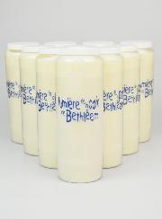 Set di 10 Candele di Novena Luce della Pace di Betlemme