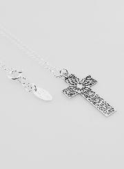 Collana Religiosa con Croce Traforata Mandala