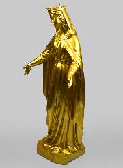 Grande Statua della Madonna di Fourvière (Vergine dorata) - 60cm