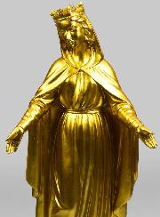 Grande Statua della Madonna di Fourvière (Vergine dorata) - 60cm