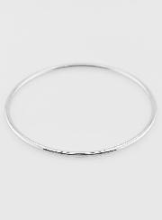Bracciale Rigido in Argento Massiccio - 54mm