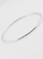 Bracciale Rigido in Argento Massiccio - 54mm