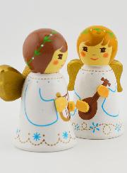 Presepe di Natale - Angeli Musicisti Lyre & Mandolino