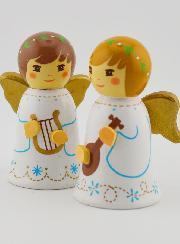 Presepe di Natale - Angeli Musicisti Lyre & Mandolino