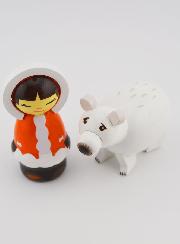 Presepe di Natale - Inuit & Orso