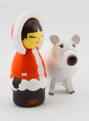 Presepe di Natale - Inuit & Orso