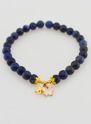 Bracciale Religioso in Sodalite Naturale 6mm