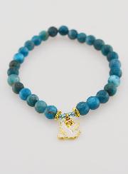 Bracciale religioso in Apatite 6mm & Spirito Santo