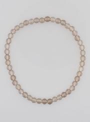 Bracciale in pietra naturale di agata grigia del Botswana