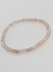 Bracciale in pietra naturale di agata grigia del Botswana