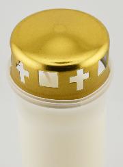 Candela Funeraria da Cimitero Bianca - 60 Ore