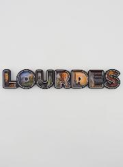 Magnete con Testo di Lourdes - 17 cm